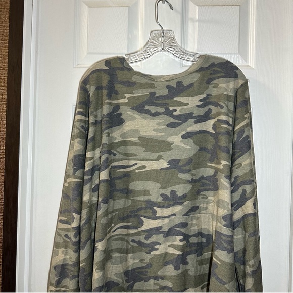 Heimish U.S.A Camo Print Long Sleeve Aline Dress size 3XL - Picture 10 of 11